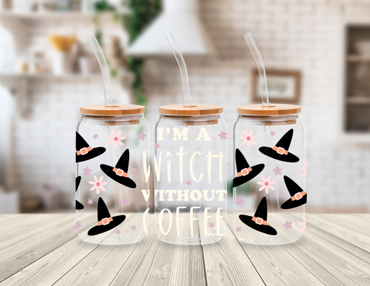 COFFEE WITCH 16 OZ UV DTF CUP WRAP