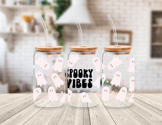 SPOOKY VIBES 16 OZ UV DTF CUP WRAP