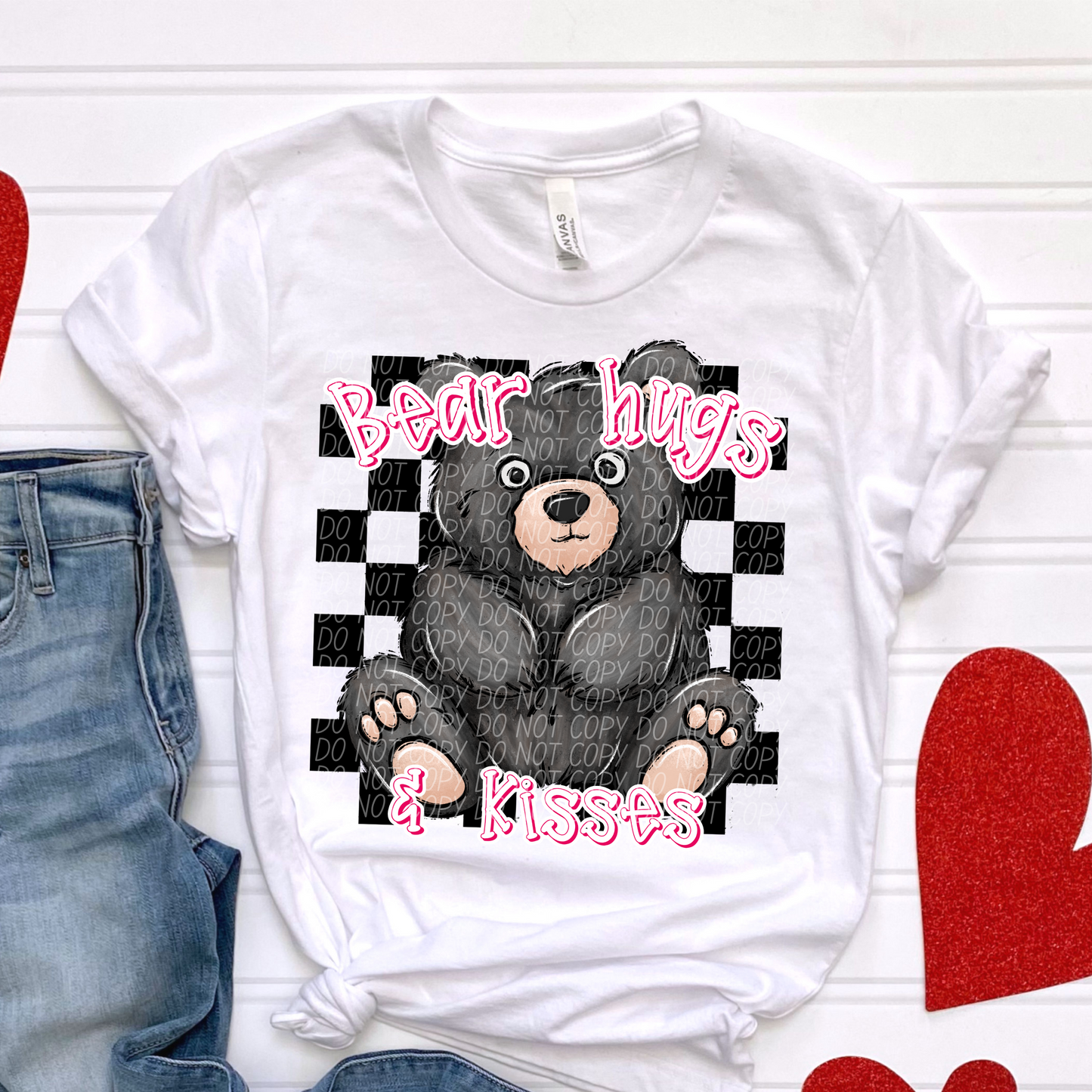 BEAR HUGS VALENTINE DTF TRANSFER