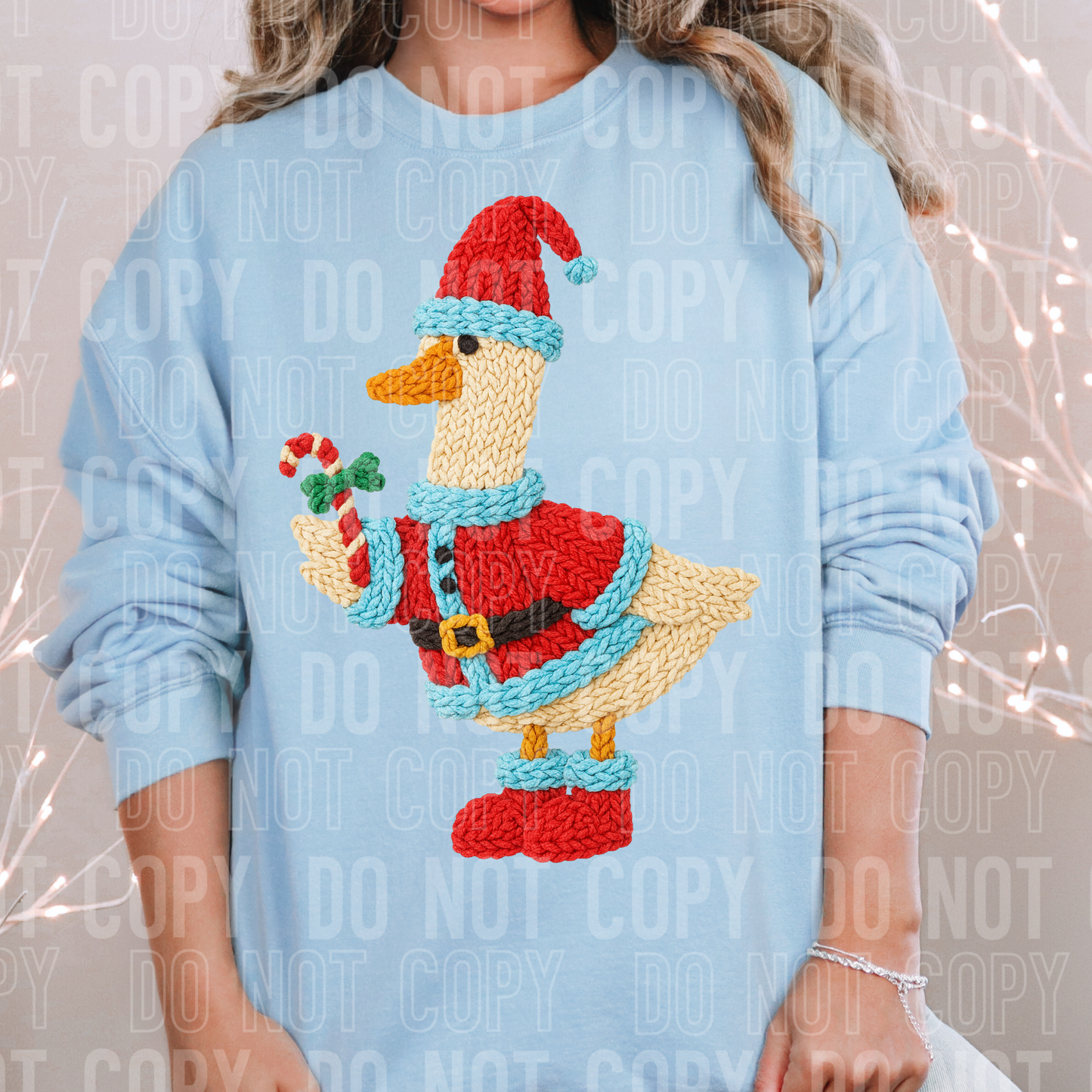 YARN CHRISTMAS GOOSE DTF TRANSFER