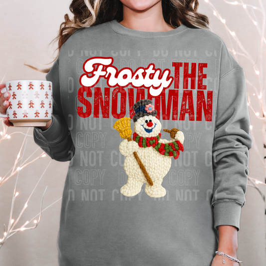 FROSTY THE SNOWMAN DTF TRANSFER