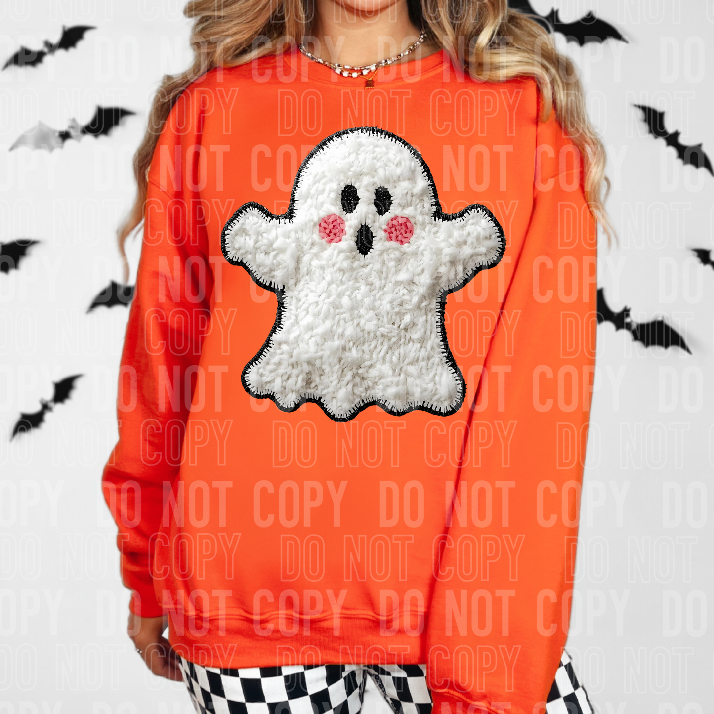 YARN CUTE GHOST DTF TRANSFER