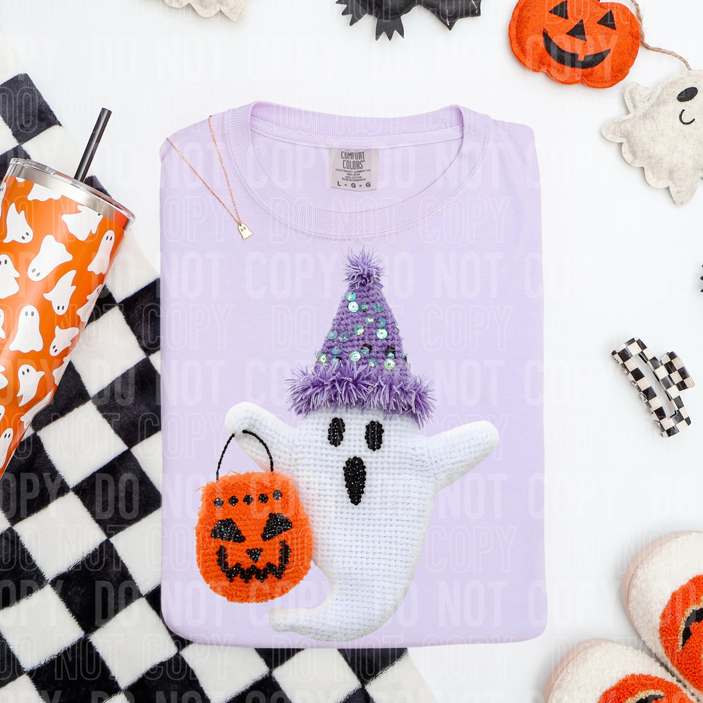 YARN HALOWEEN GHOST CUTE DTF TRANSFER