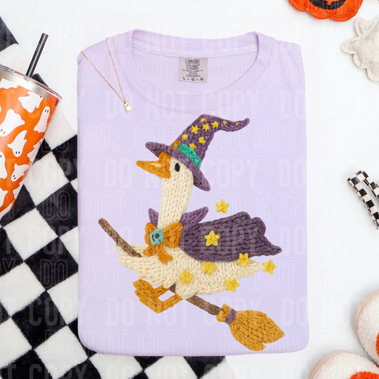CUTE YARN HALLOWEEN GOOSE DTF TRANSFER