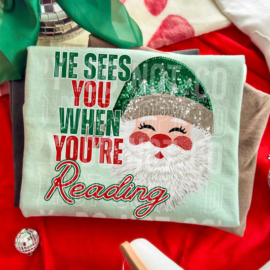 READING CHRISTMAS DTF TRANSFER