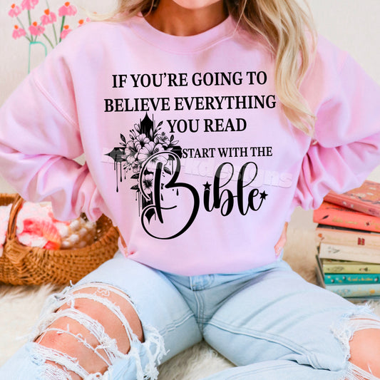 BELIEVE THE BIBLE DTF TRANSFER