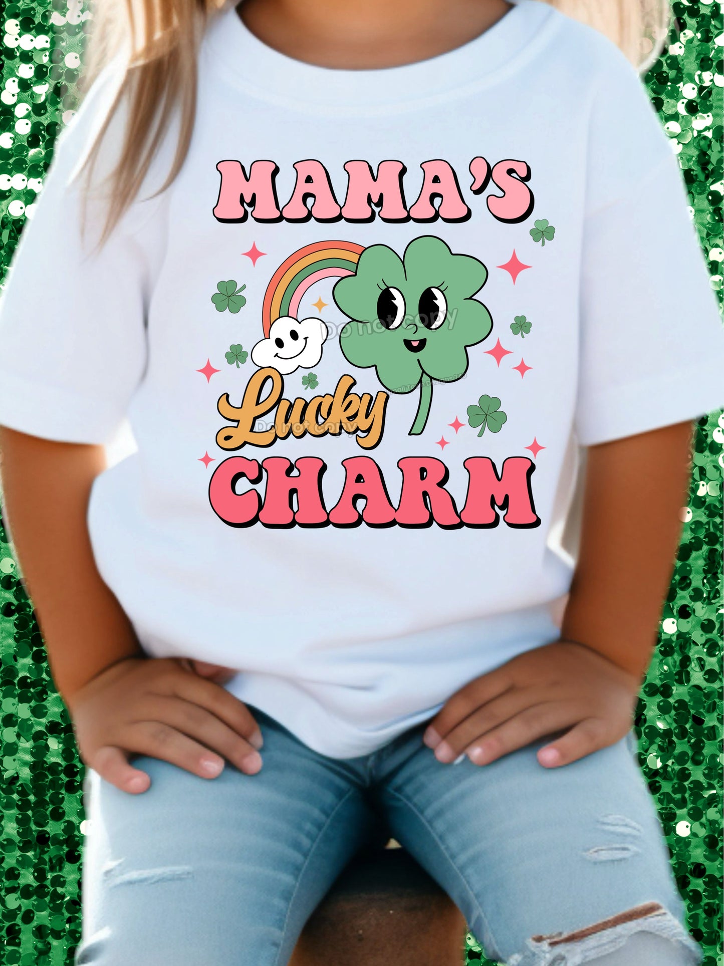 MAMAS LUCKY CHARM DTF TRANSFER