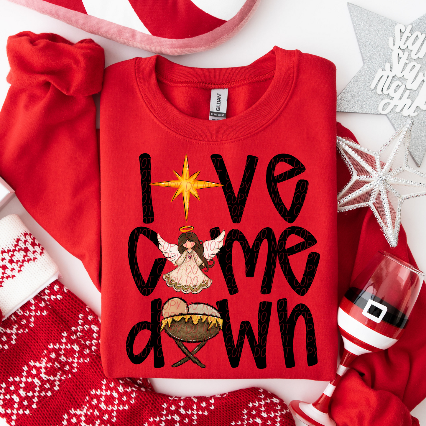 LOVE COME DOWN   DTF TRANSFER