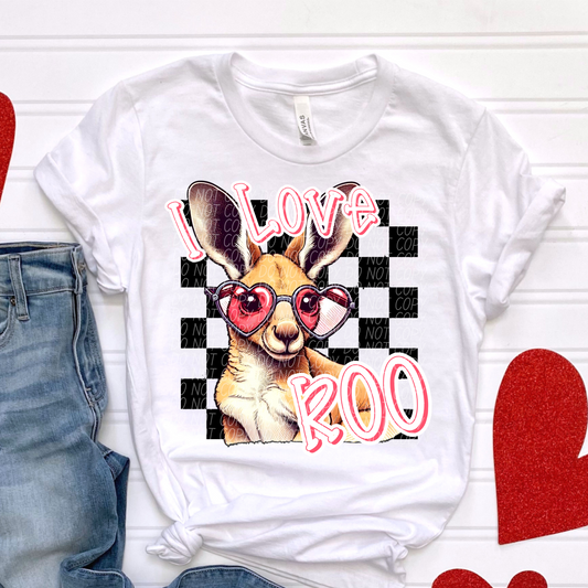 LOVE ROO VALENTINE DTF TRANSFER