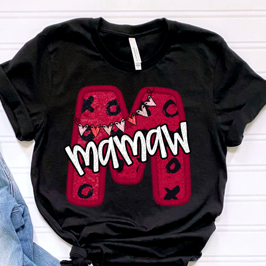 MAMAW VALENTINE DTF TRANSFER