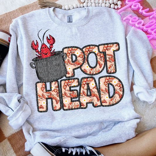 POT HEAD MARDI GRAS DTF TRANSFER