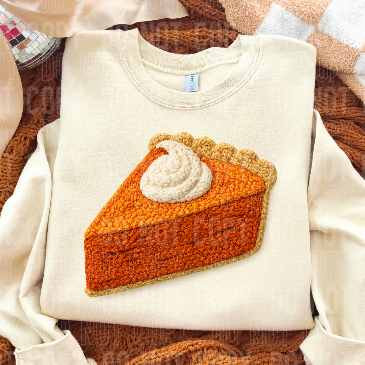 YARN PUMPKIN PIE DTF TRANSFER