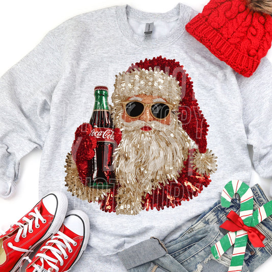SANTA COKE DTF TRANSFER