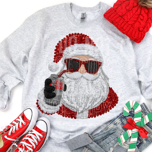 DIET COKE SANTA DTF TRANSFER