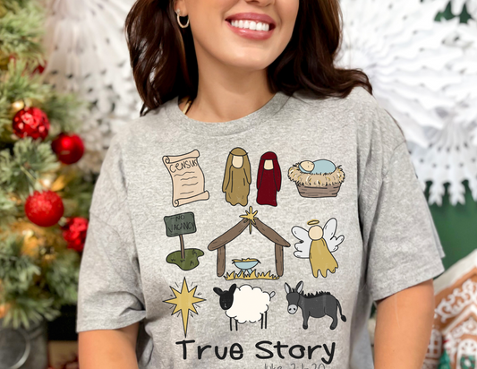 TRUE STORY NATIVITY DTF TRANSFER