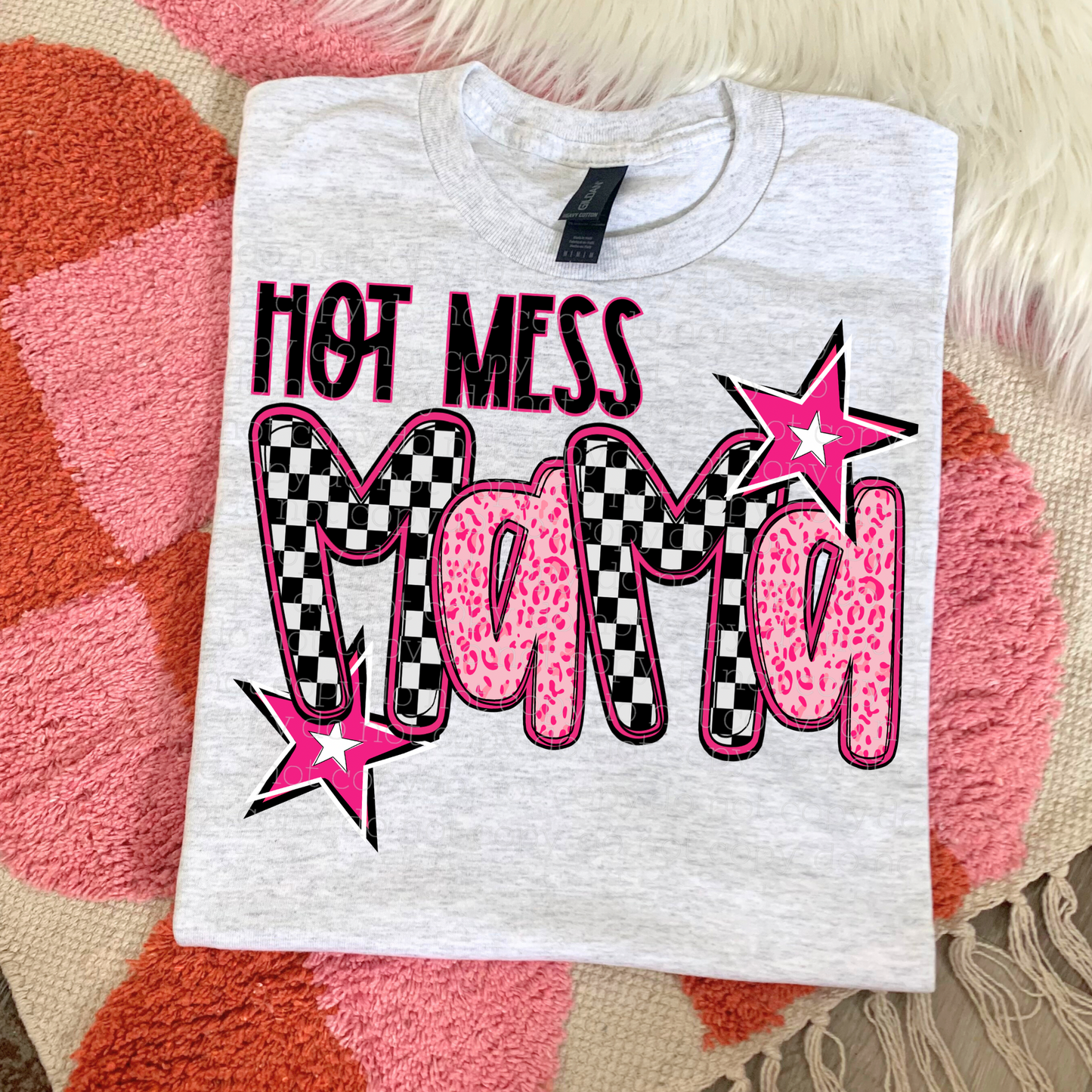 HOT MESS MAMA DTF TRANSFER