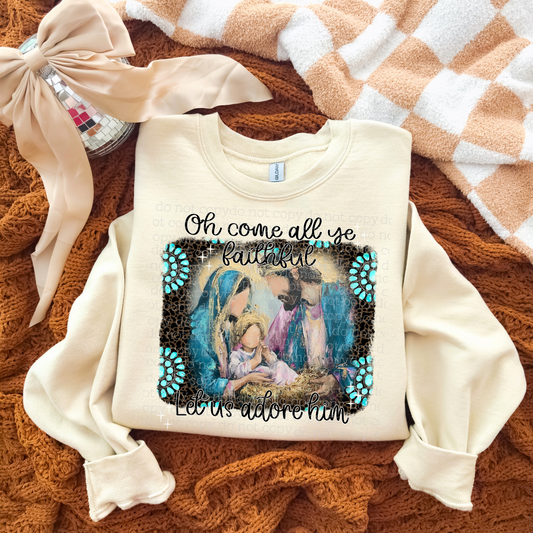 JESUS CHRISTMAS  DTF TRANSFER