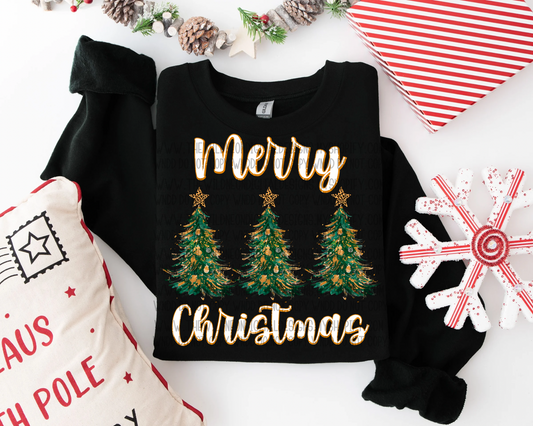 MERRY CHRISTMAS  DTF TRANSFER