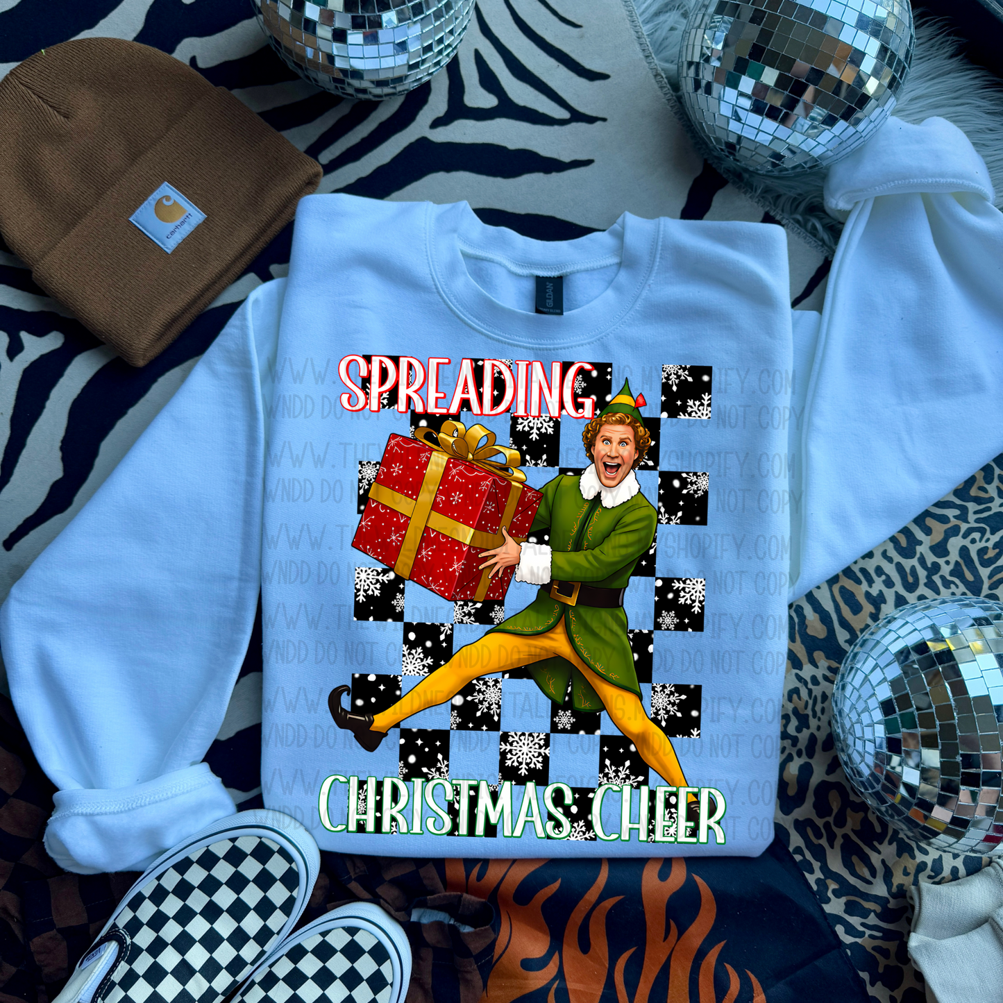 ELF CHRISTMAS   DTF TRANSFER