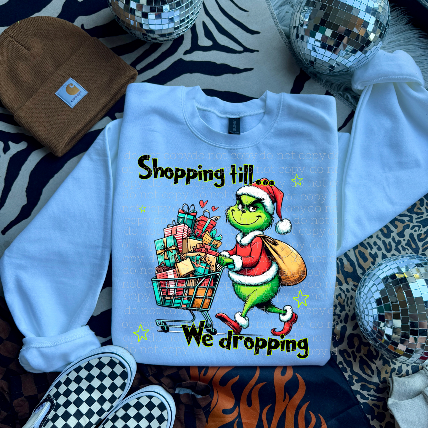 CHRISTMAS GRINCH   DTF TRANSFER