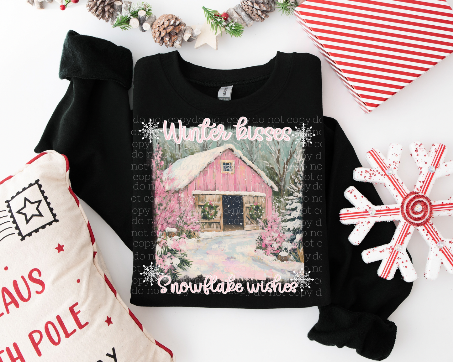 SNOWFLAKE WISHES  DTF TRANSFER