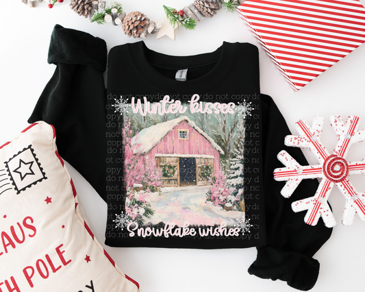 SNOWFLAKE WISHES  DTF TRANSFER