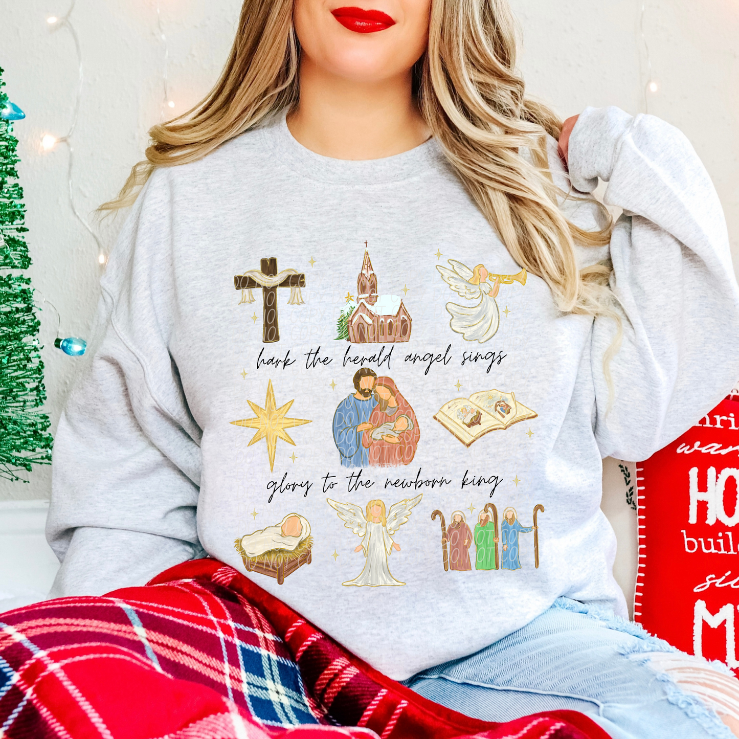 CHRISTIAN CHRISTMAS  DTF TRANSFER