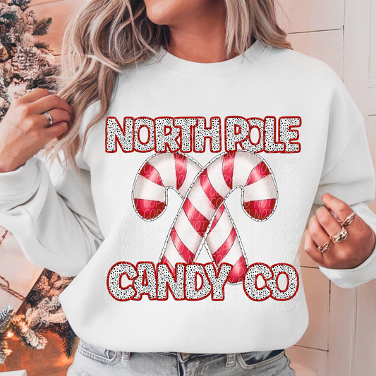 NORTH POLE CANDY CO  DTF TRANSFER
