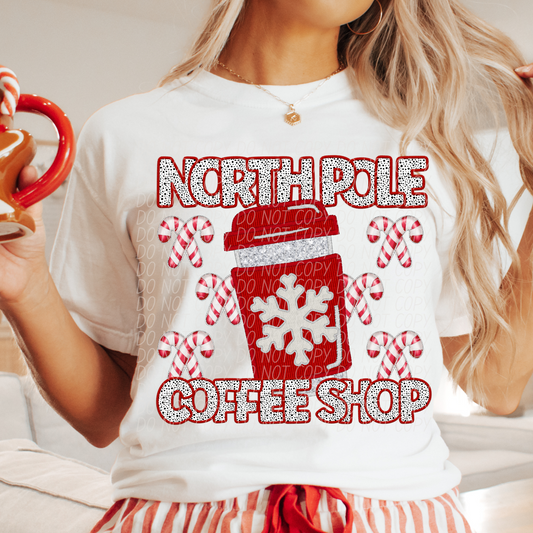 NORTH POLE  COFFEE  DTF TRANSFER