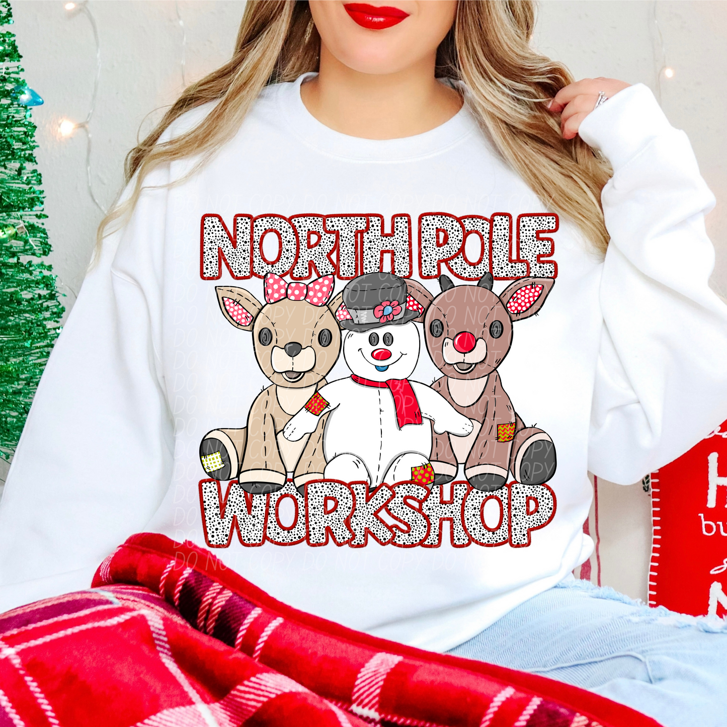 NORTH POLE WORKSHOP CHRISTMAS DTF TRANSFER